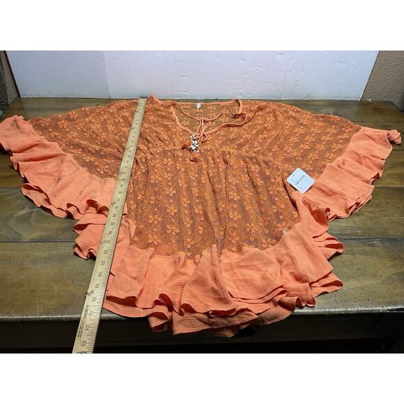 Free People Intimately Kokomo Beach Floral Lace Cover Up Medium NWT - Picture 9 of 13